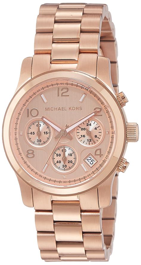 michael kors women's runway rose gold-tone watch mk5128 manual